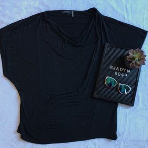 Janet Paris Scoop Neck Top